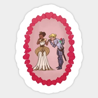 Queen and Knight Sticker